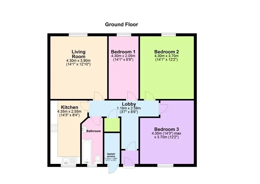Free Parking - Dwellcome Home Ltd 3 Double Bedroom Apartment, Fast Wifi, Ideal For Long Term Contractor, Etc Stays, Regular Housekeeping Option - See Our Site For Assurance Aberdeen 0*,